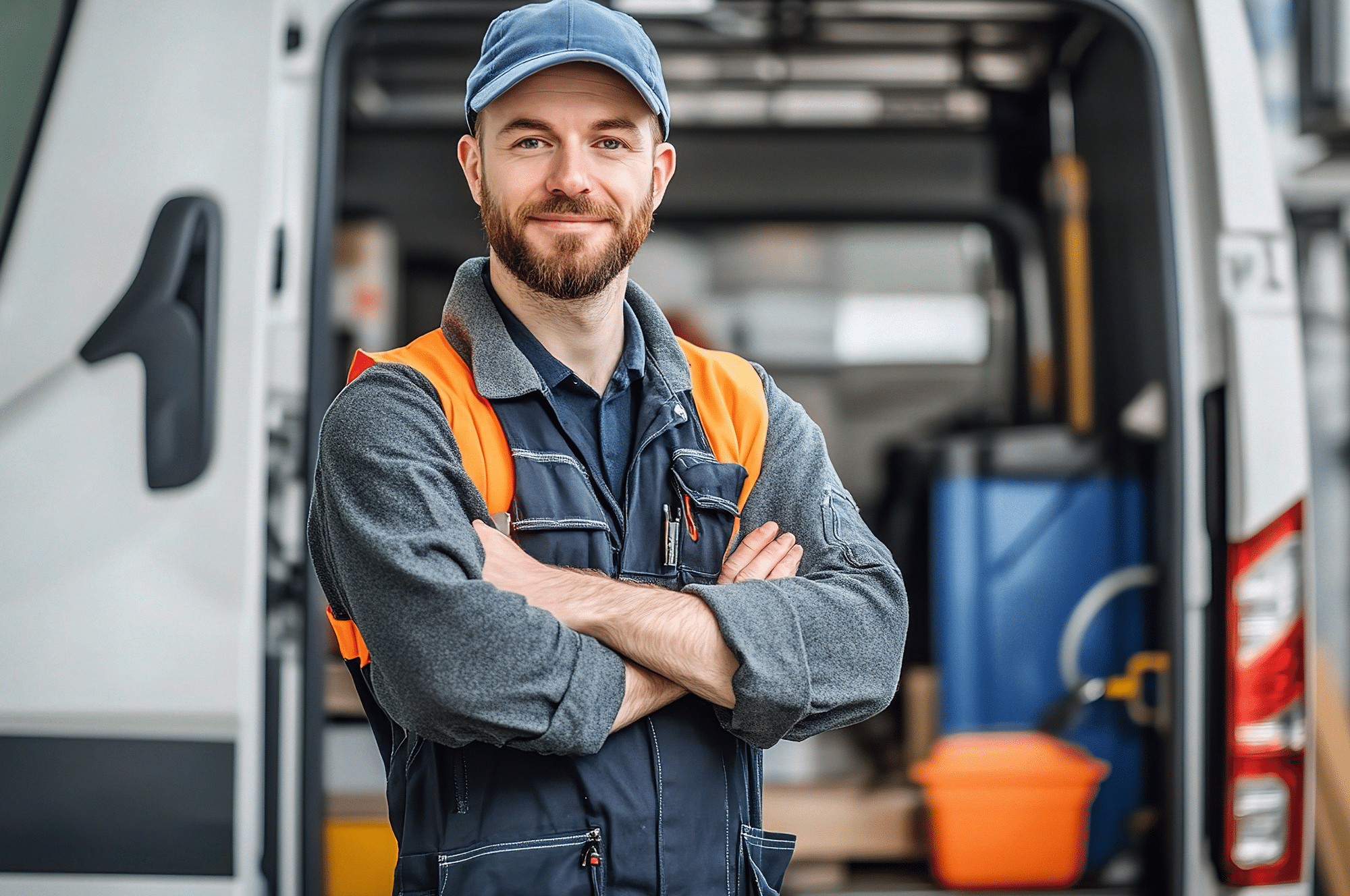 White Rose property maintenance engineer with a fully equipped van in Leeds